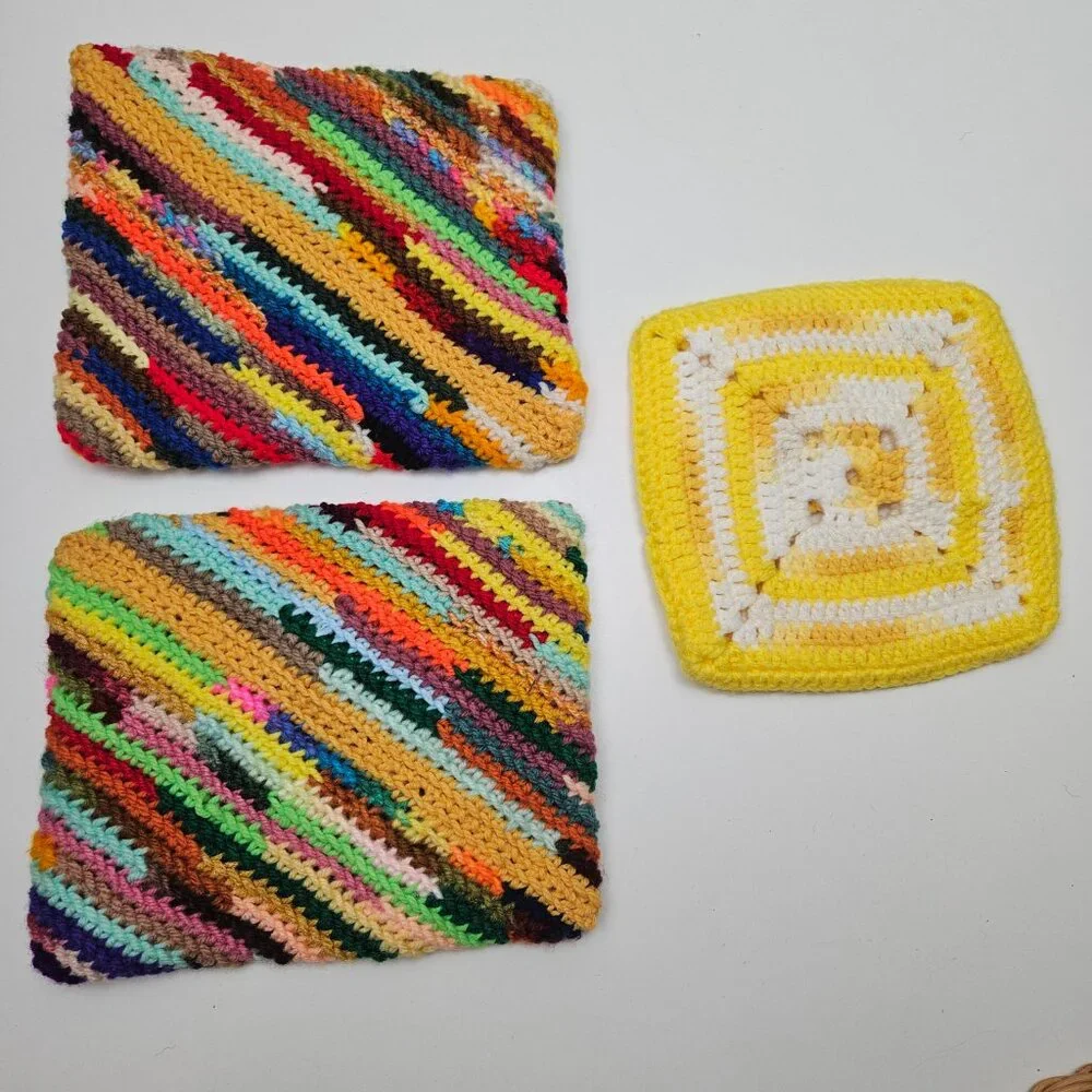 Handmade multicolor slightly